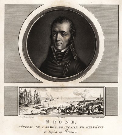 Guillaume Brune, general för den franska armén i Helvetia av Unbekannt