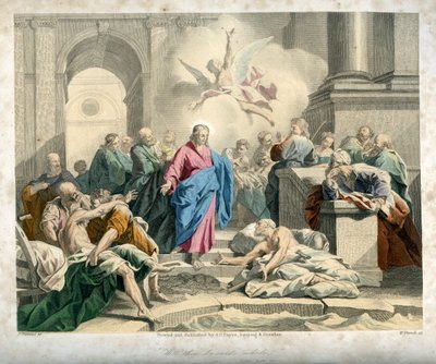 Helande i Bethesda - Bibeln, Nya testamentet av Unbekannter Künstler