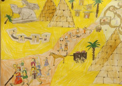 Hebréer som lämnar Egypten, Budapest, Hongrie av Unbekannt