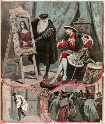 Mona Lisas historia. Berättelsen om Mona Lisa. av Unbekannt