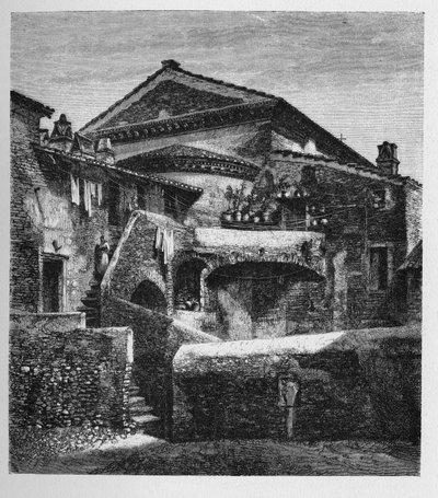 Det antika Roms historia. Romgravyr från 1872 av Unbekannt