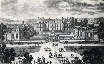 Ile de France, Seine et Marne (77), Pomponne: exteriörvy av Chateau de Pomponne - Vykort daterat 1929 av Unbekannt
