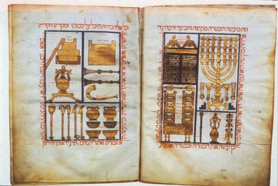 Illustration från "The Book of Knowledge" av Ismail al-Jazari (vellum) av Unbekannt