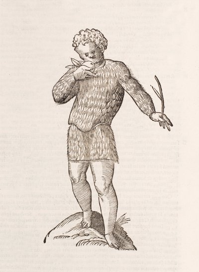 Illustration av en man av Unbekannt