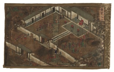 Imperialistiska påbud angående general Qi Mian, Ming-dynastin (bläck och färg på siden) av Unbekannter Künstler