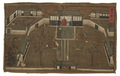 Imperialistiska påbud angående general Qi Mian, Ming-dynastin (bläck och färg på siden) av Unbekannter Künstler