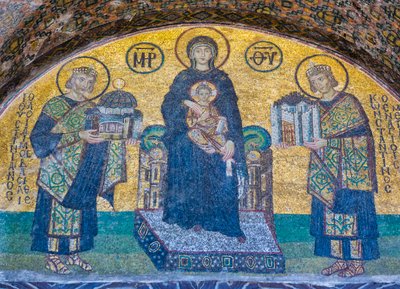 Istanbul, Turkiet, Hagia Sofia eller Hagia Sofia (foto) av Unbekannt