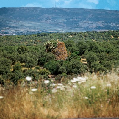 Italien, Sardinien-regionen, Oristano-provinsen, Nuraghe Crabia av William M. Timlin