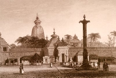 Jaganath-templet, Orissa, Indien (gravyr) av Unbekannter Künstler