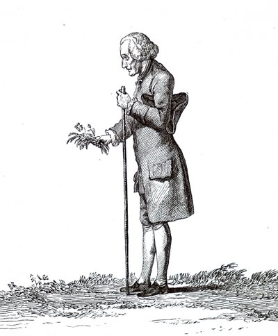 Jean-Jacques Rousseau. av Unbekannt