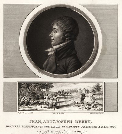Jean Antoine Joseph Debry, befullmäktigad minister i Frankrike, talare av Unbekannt