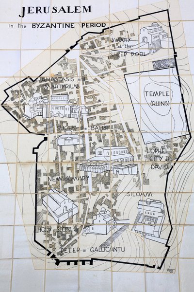 Jerusalem under den bysantinska perioden, Jerusalem, Israel av Unbekannt