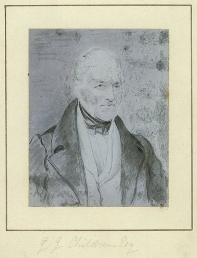 John George Children, engelsk vetenskapsman, ca 1841 av Unbekannt