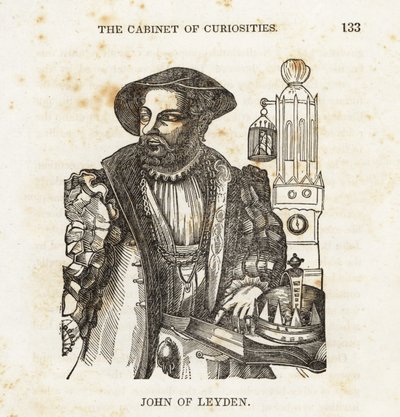 John of Leiden, holländsk anabaptistledare av Unbekannter Künstler
