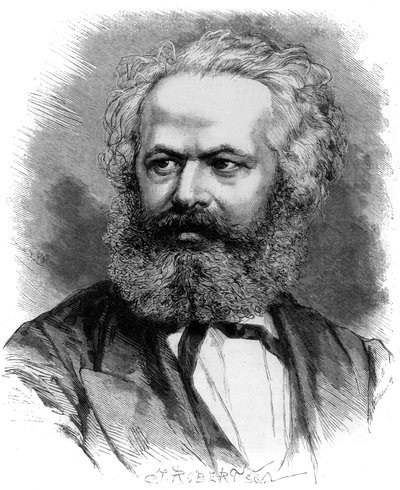 Karl Marx (gravyr av Unknown