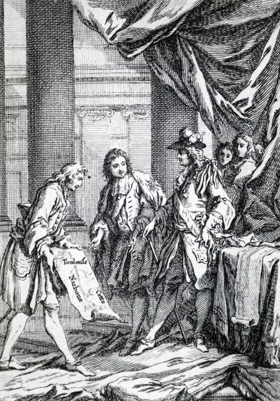 kung Ludvig XV av Frankrike. av Unbekannt