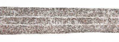 Senmedeltida bredsvärd, med tidigare vikingablad och bärande vapen från familjen De Bohun, Earls of Hereford och Essex, 11-1400-talet av Unbekannt