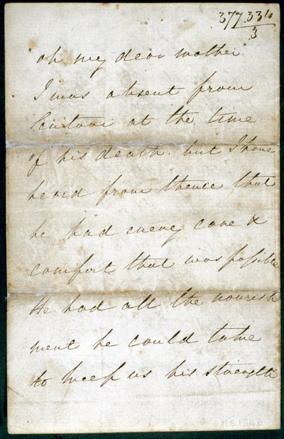 Brev från Florence Nightingale, maj 1856 av Unbekannt
