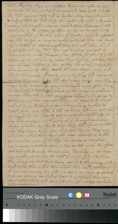 Brev från Peter Brown till Sarah Brown, 25 juni 1775 (papper) av Unbekannter Künstler