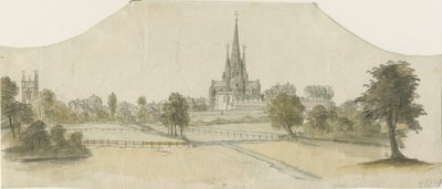 Lichfield Cathedral - East View av Unbekannt