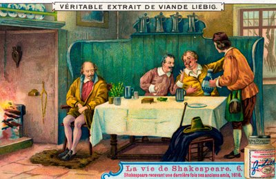 William Shakespeares liv Liv (chromo) av Unbekannter Künstler