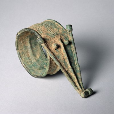Lorhon-armband med krokodilhuvud, från Burkina Faso eller Elfenbenskusten, troligen 1700-talet (kopparlegeringar) av Unbekannt
