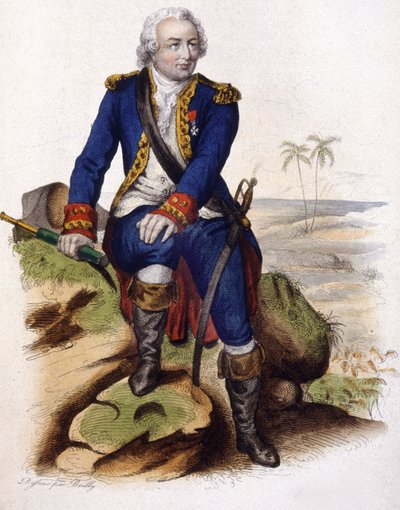 Louis-Antoine de Bougainville av Unbekannter Künstler