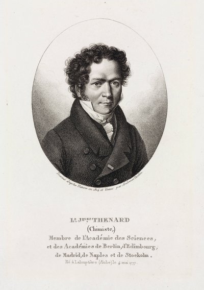 Louis Jacques Thenard, französischer Chemiker von Unbekannt