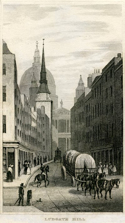 Ludgate Hill av Unbekannt