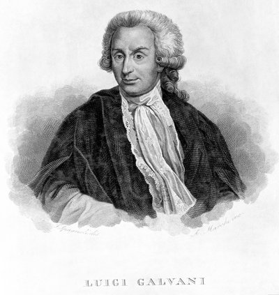 Luigi Galvani, italiensk fysiolog, ca 1770-talet av Unbekannt