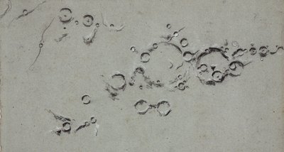 Månkratrar, Hipparchus och Albetegnius av Unbekannt