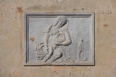 Madonna, Abbey of Santa Maria del Pero, Monastier, Veneto, Italien (foto) av Nicolas Liez