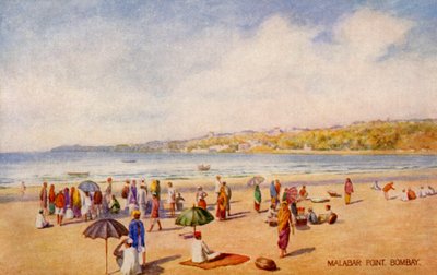 Malabar Point, Bombay, Indien av Unbekannter Künstler