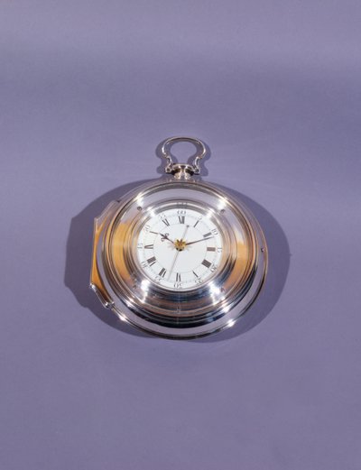 Marineklocka, i silver par-fodral, av John Harrison and Son av Unbekannt