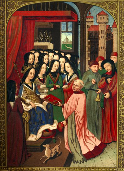 Maria av Anjou - av Unbekannter Künstler