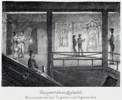 Saltgruva: Monument av Saint Rupert och Saint Sigismund, i Durrnberg, Österrike av Unbekannt
