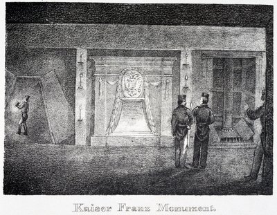 Saltgruva: Underjordiskt monument till Kaiser Franz, vid ingången till gruvan, i Durrnburg, Österrike av Unbekannt