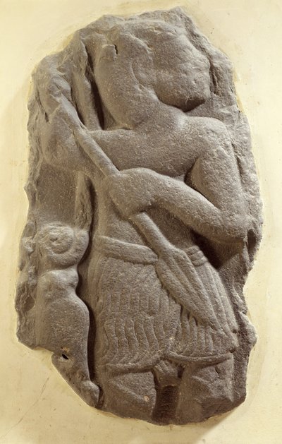 Moabitisk stormgud, Shihans gamla land Moab, ca 1100 f.Kr. (basalt) av Unbekannt