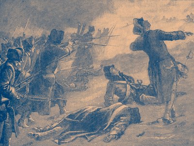 Montgomerys attack mot Lower Town, Quebec av Unbekannter Künstler
