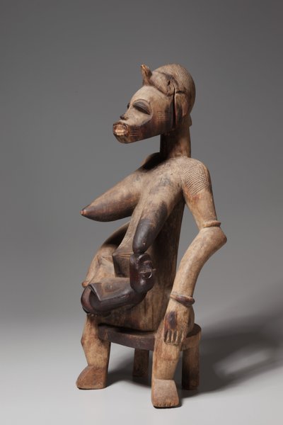 Mor-och-barn-figur, 1800-1900-tal av Unbekannt