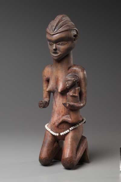 Mor-och-barn-figur, sent 1800-tal - början av 1900-talet av Unbekannt