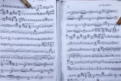 Musikpartitur, Montesano, Italien av Unbekannt