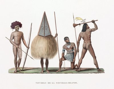 "Infödda" i Nya Irland (nu Papua Nya Guinea) av Unbekannt