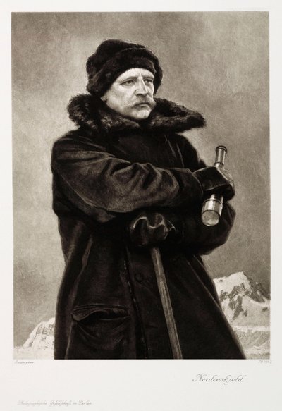 Nils Adolf Erik Nordenskjold, svensk geolog och arktisk upptäcktsresande, ca 1880-talet av Unbekannt