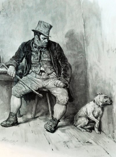 Oliver Twist, av Charles Dickens - illustration av Unbekannter Künstler