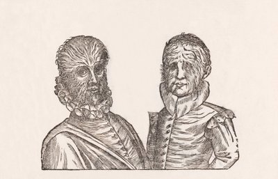 Vater von vierzig Jahren und Sohn von zwanzig Jahren, am ganzen Körper behaart von Unbekannt