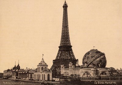 Paviljonger i samband med världsutställningen i Paris 1900 av Unbekannter Künstler