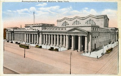 Pennsylvania Railroad Station, New York av Unbekannter Künstler