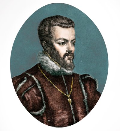 Filip II av Spanien av Unbekannter Künstler