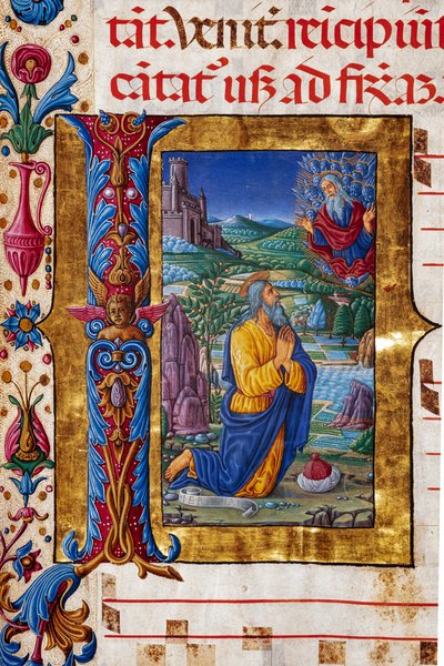 Piccolomini bibliotek: Körbok, torsk. 7.G, ff. 40v med "Jeremiah